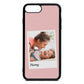 Mummy Photo Pink Pebble Leather iPhone 8 Plus Case