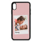 Mummy Photo Pink Pebble Leather iPhone Xs Max Case