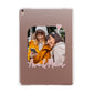 Mummy and Me Custom Photo Apple iPad Rose Gold Case