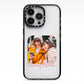Mummy and Me Custom Photo iPhone 13 Pro Black Impact Case on Silver phone