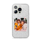 Mummy and Me Custom Photo iPhone 14 Pro Glitter Tough Case Silver