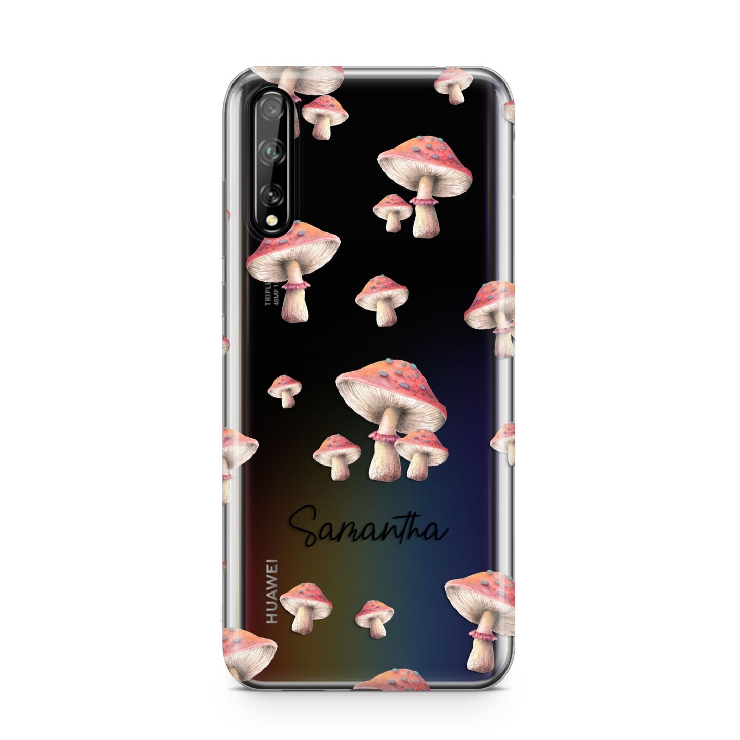 Mushroom Illustrations with Name Huawei Enjoy 10s Phone Case