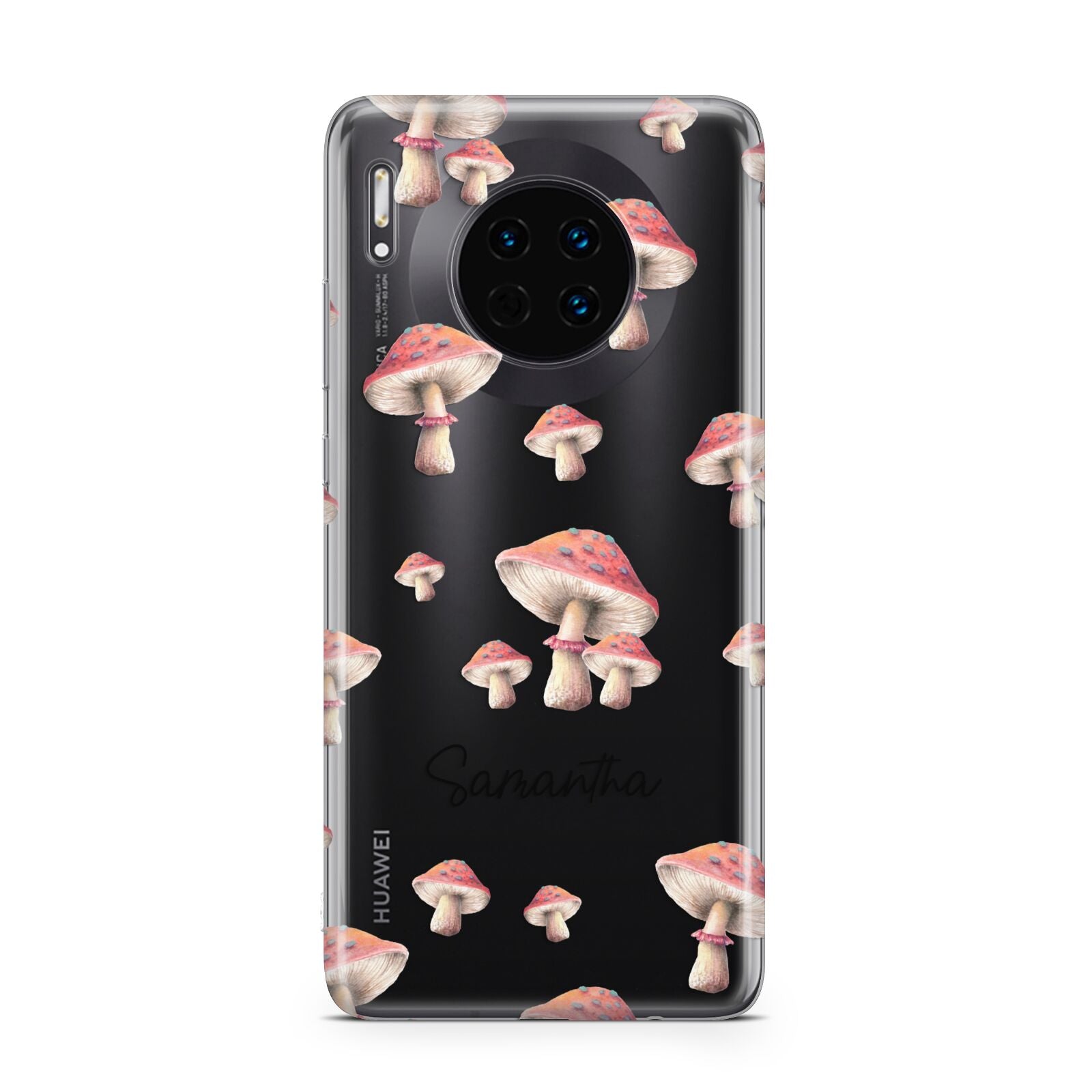 Mushroom Illustrations with Name Huawei Mate 30