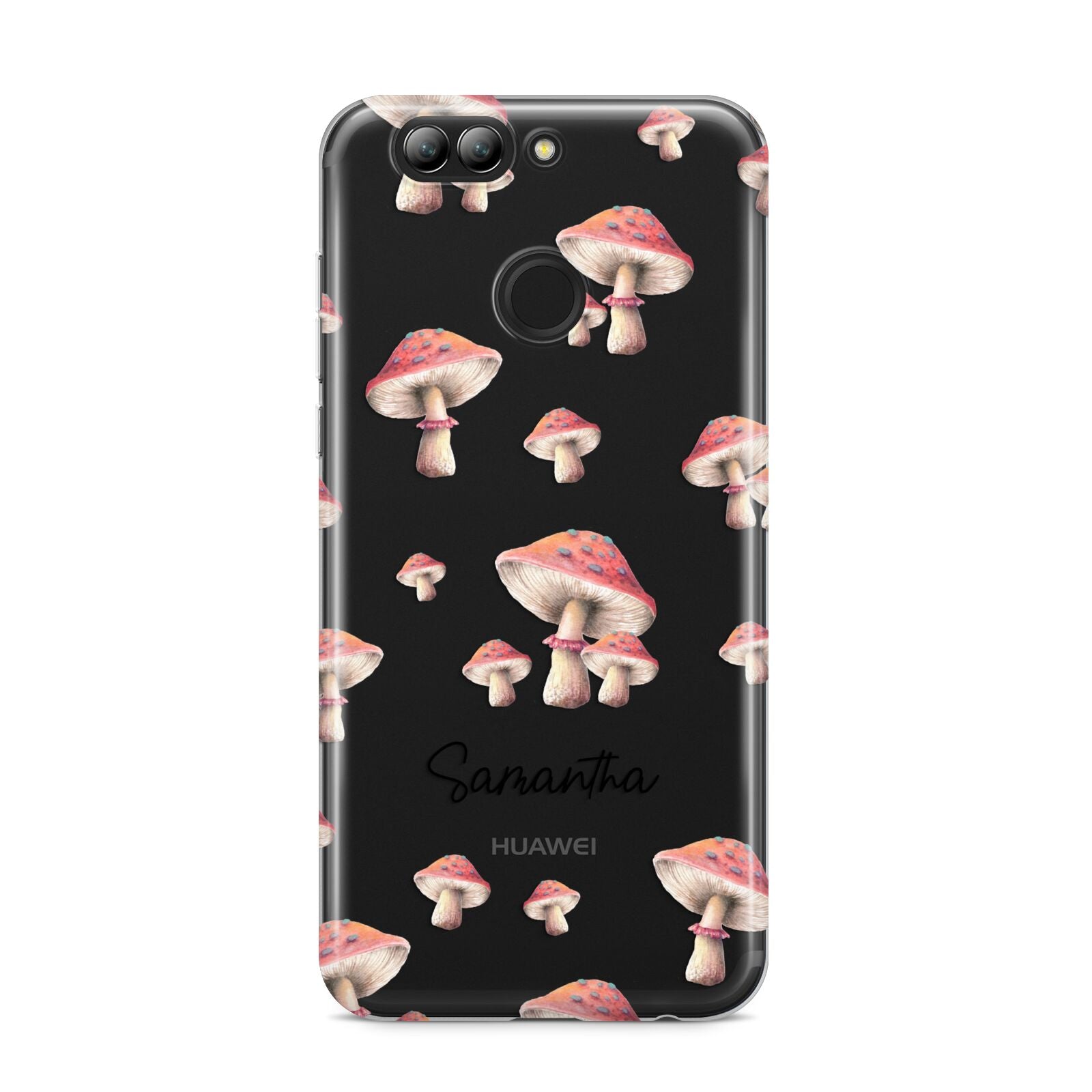 Mushroom Illustrations with Name Huawei Nova 2s Phone Case