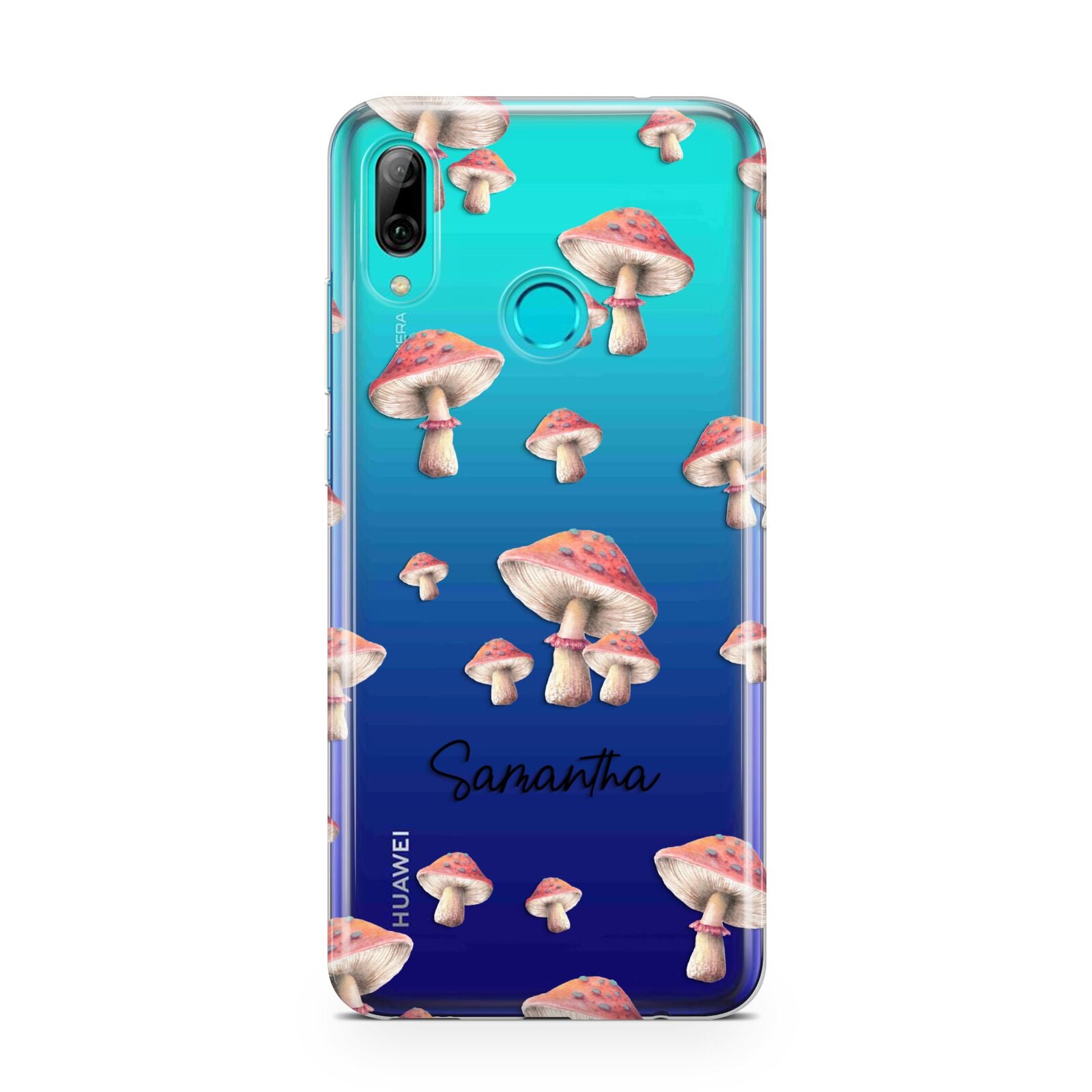 Mushroom Illustrations with Name Huawei P Smart 2019 Case