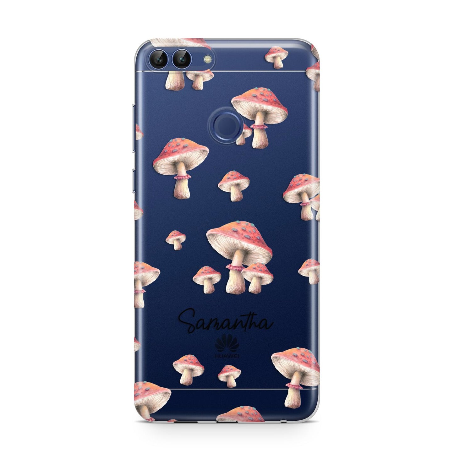 Mushroom Illustrations with Name Huawei P Smart Case