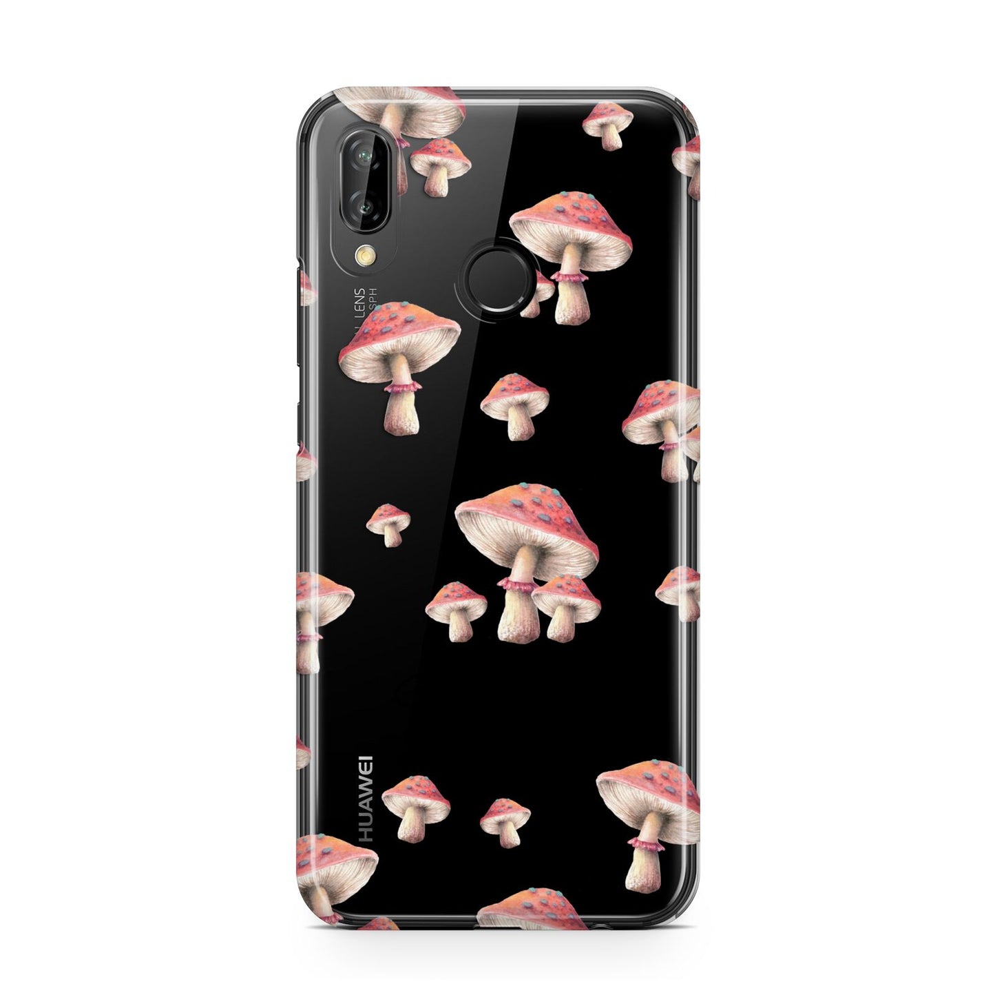 Mushroom Illustrations with Name Huawei P20 Lite Phone Case