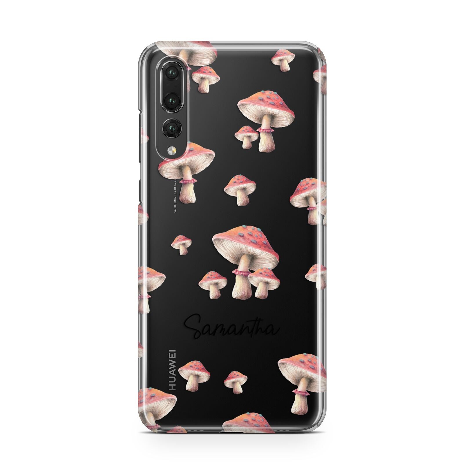 Mushroom Illustrations with Name Huawei P20 Pro Phone Case
