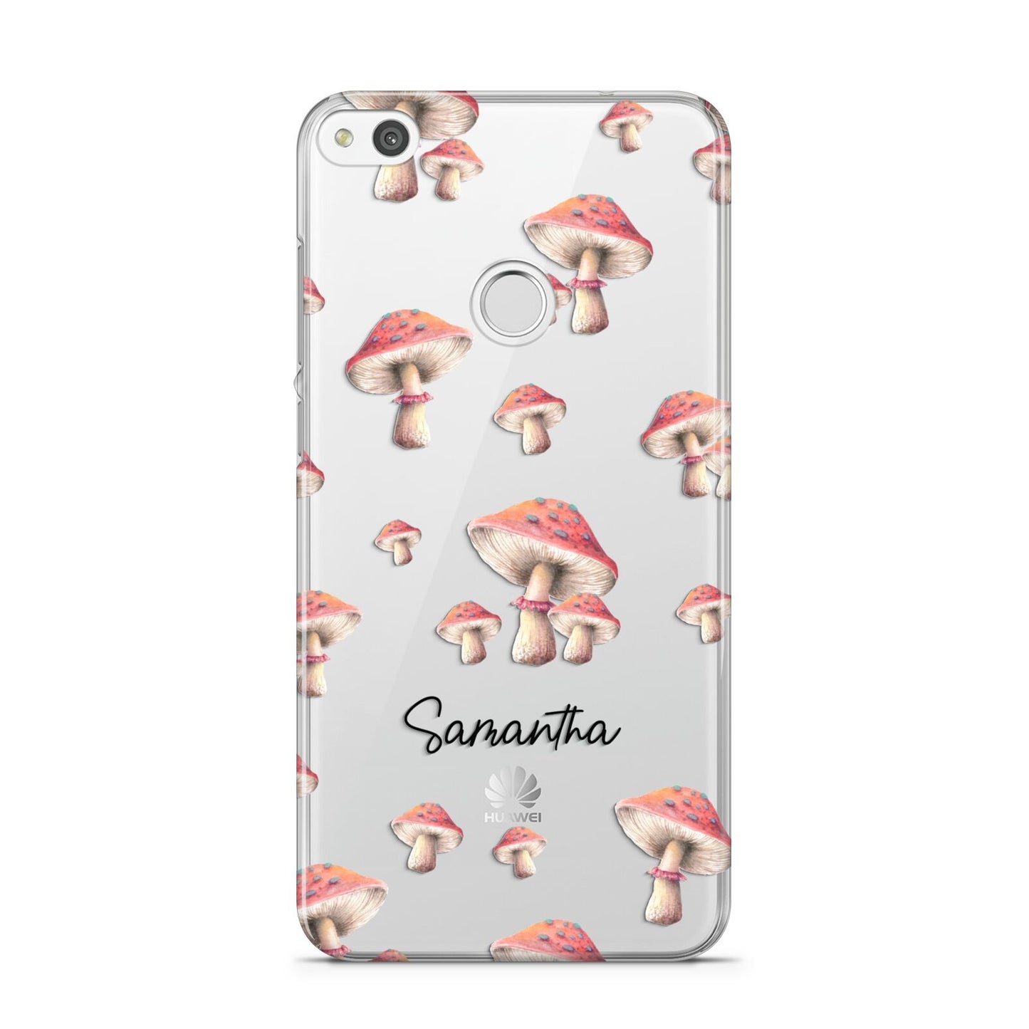 Mushroom Illustrations with Name Huawei P8 Lite Case