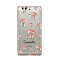 Mushroom Illustrations with Name Huawei P9 Case