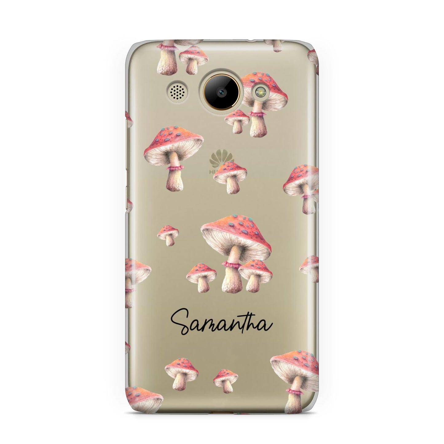 Mushroom Illustrations with Name Huawei Y3 2017