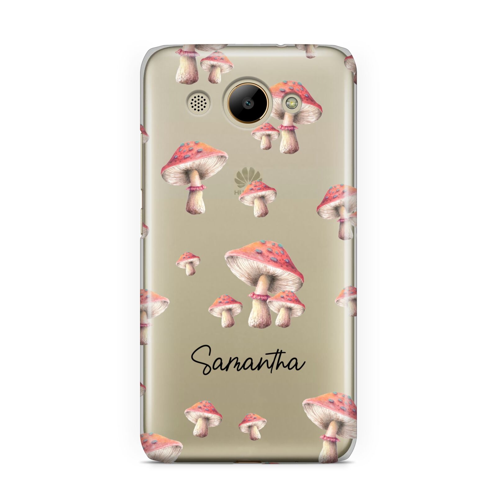 Mushroom Illustrations with Name Huawei Y3 2017