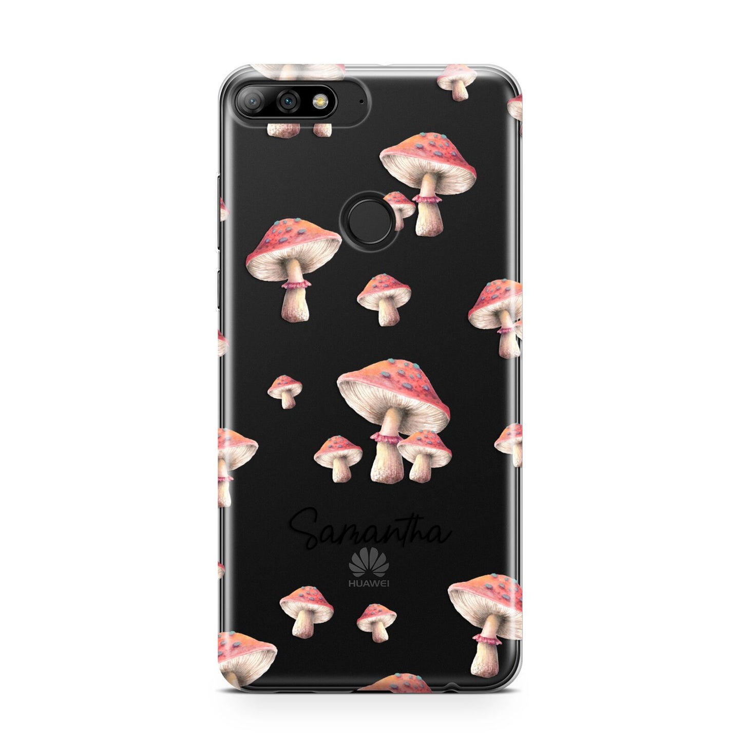 Mushroom Illustrations with Name Huawei Y7 2018