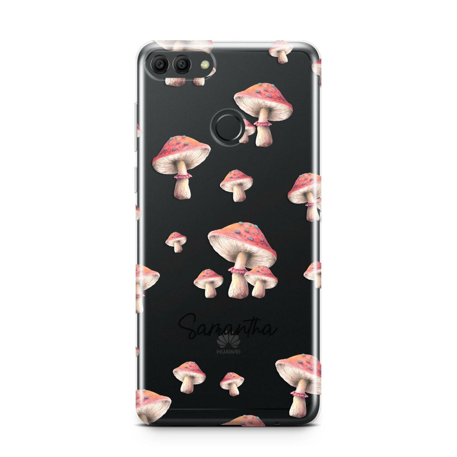 Mushroom Illustrations with Name Huawei Y9 2018