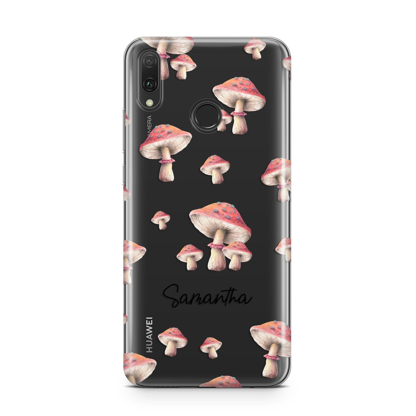 Mushroom Illustrations with Name Huawei Y9 2019