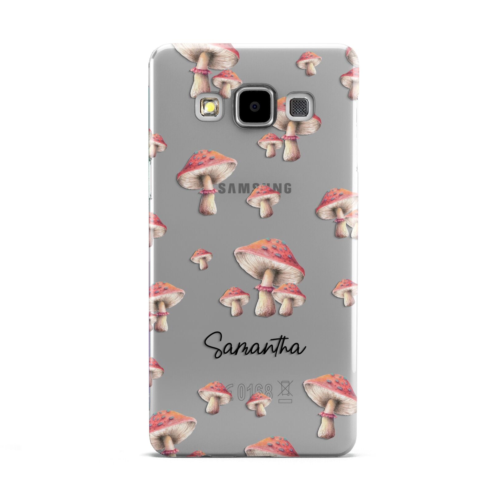 Mushroom Illustrations with Name Samsung Galaxy A5 Case
