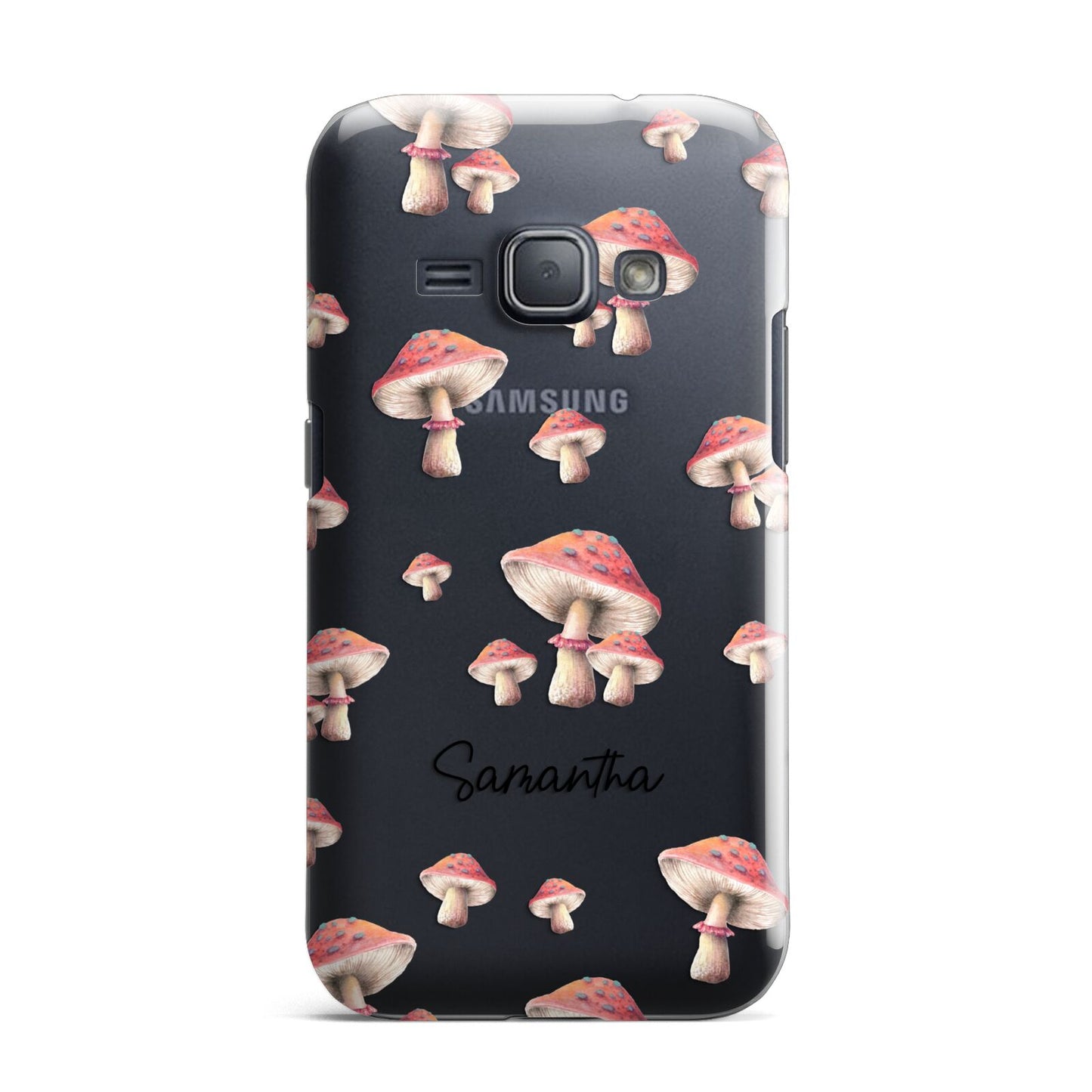 Mushroom Illustrations with Name Samsung Galaxy J1 2016 Case