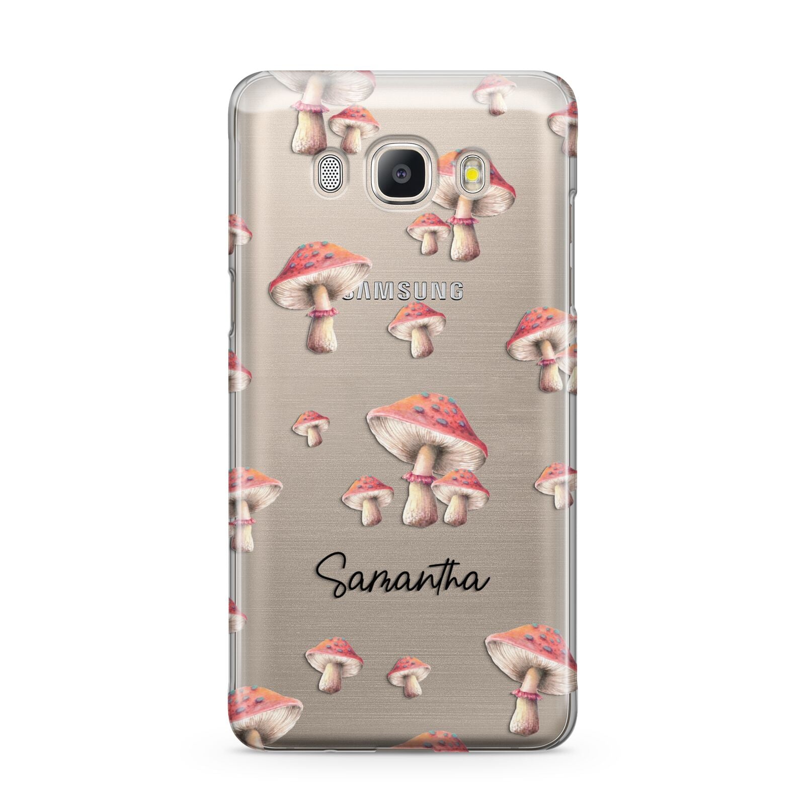 Mushroom Illustrations with Name Samsung Galaxy J5 2016 Case