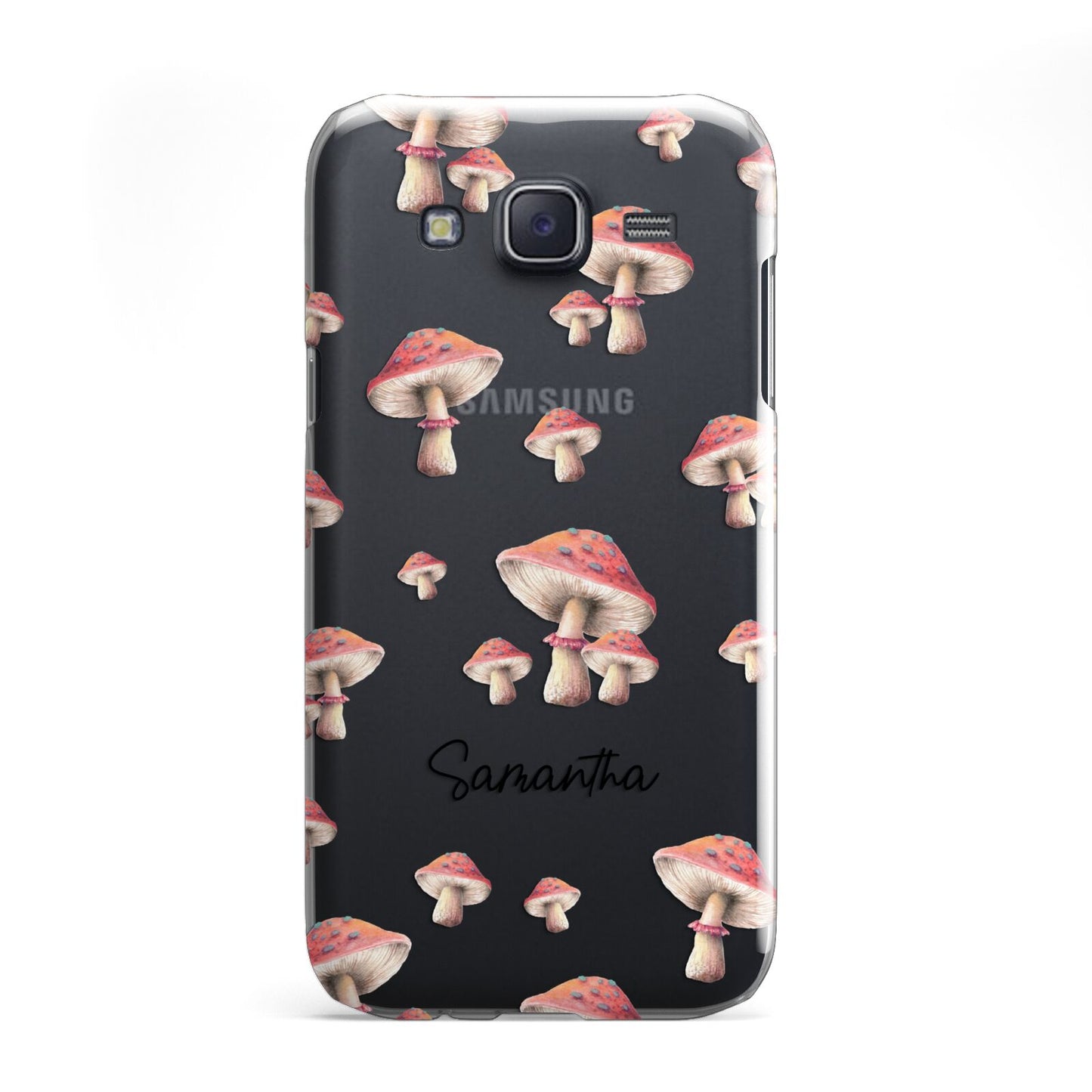 Mushroom Illustrations with Name Samsung Galaxy J5 Case