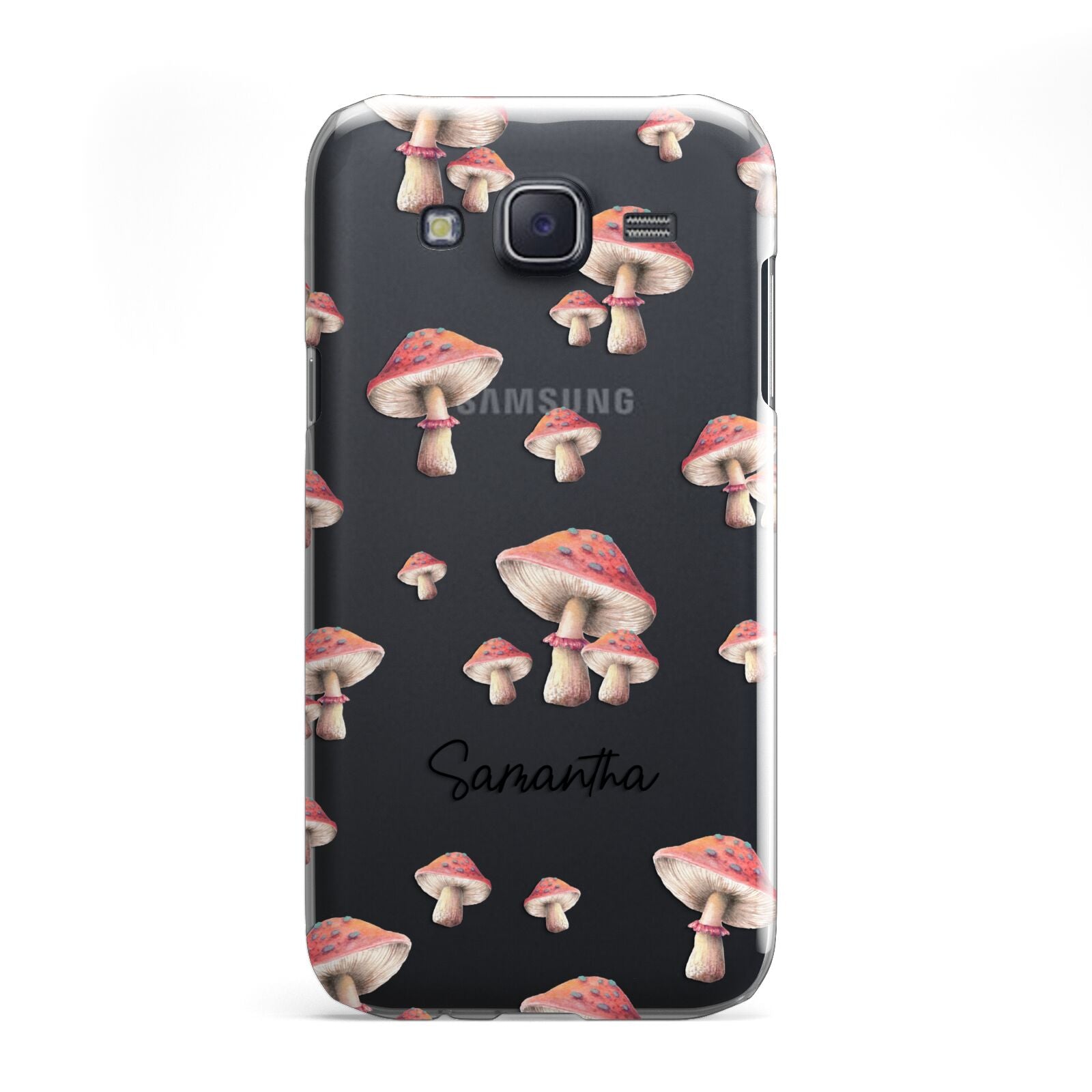Mushroom Illustrations with Name Samsung Galaxy J5 Case