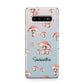 Mushroom Illustrations with Name Samsung Galaxy S10 Plus Case