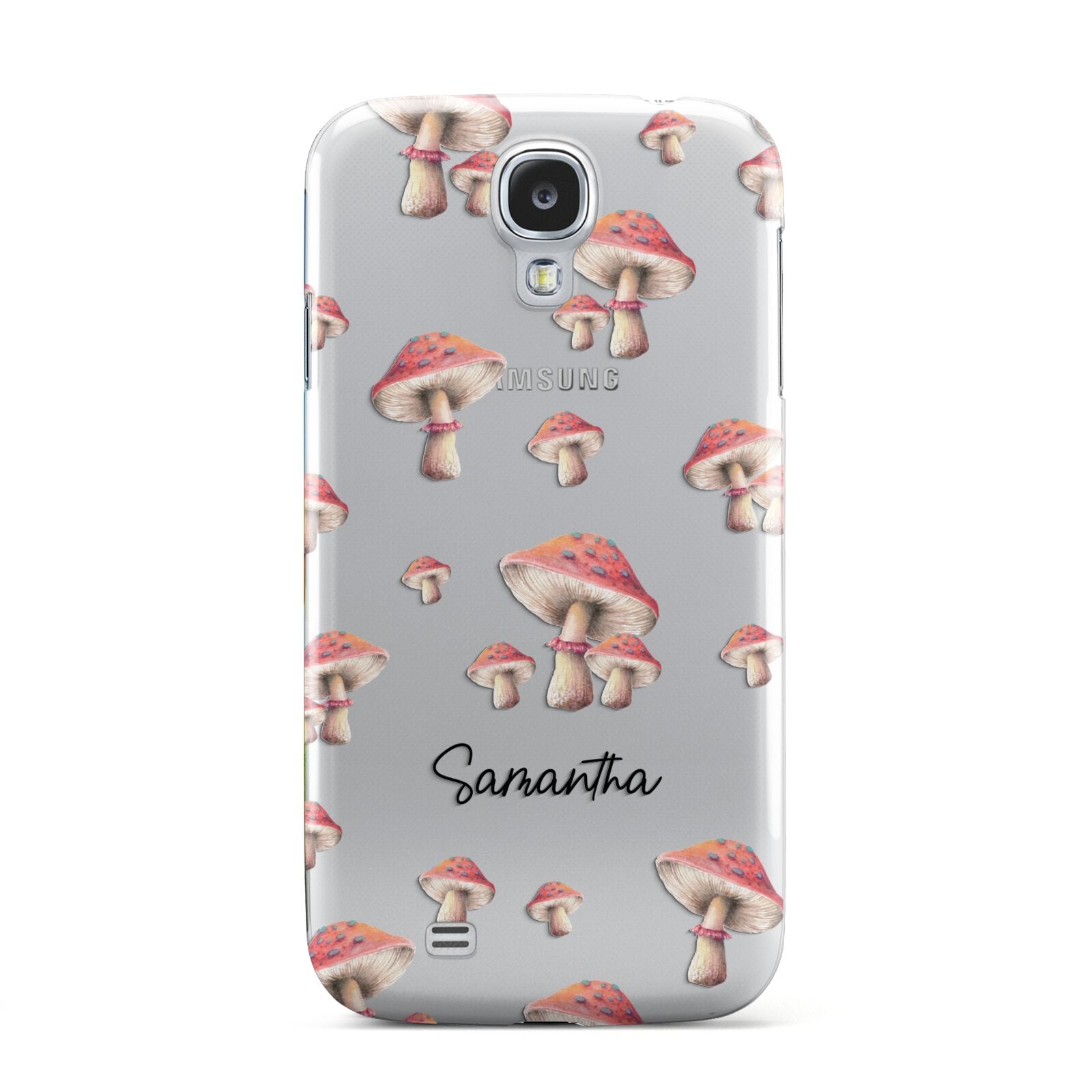 Mushroom Illustrations with Name Samsung Galaxy S4 Case