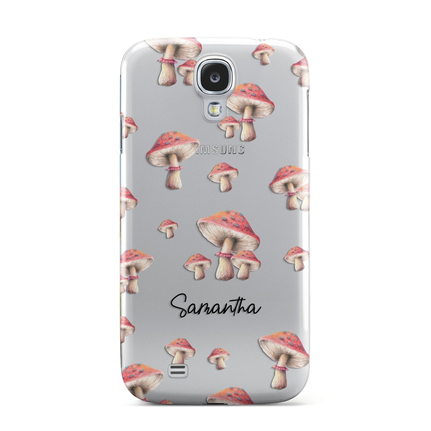 Mushroom Illustrations with Name Samsung Galaxy S4 Case