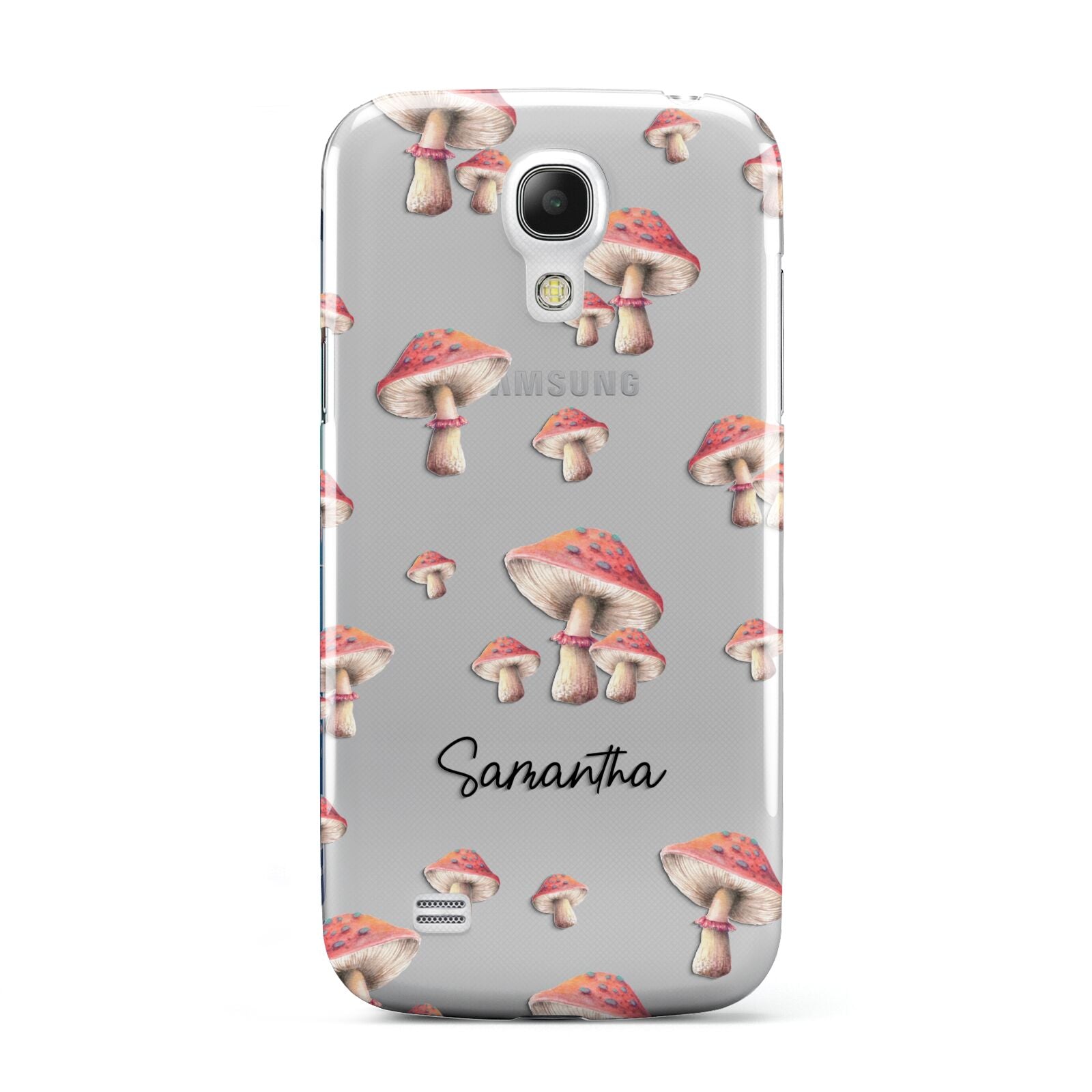 Mushroom Illustrations with Name Samsung Galaxy S4 Mini Case