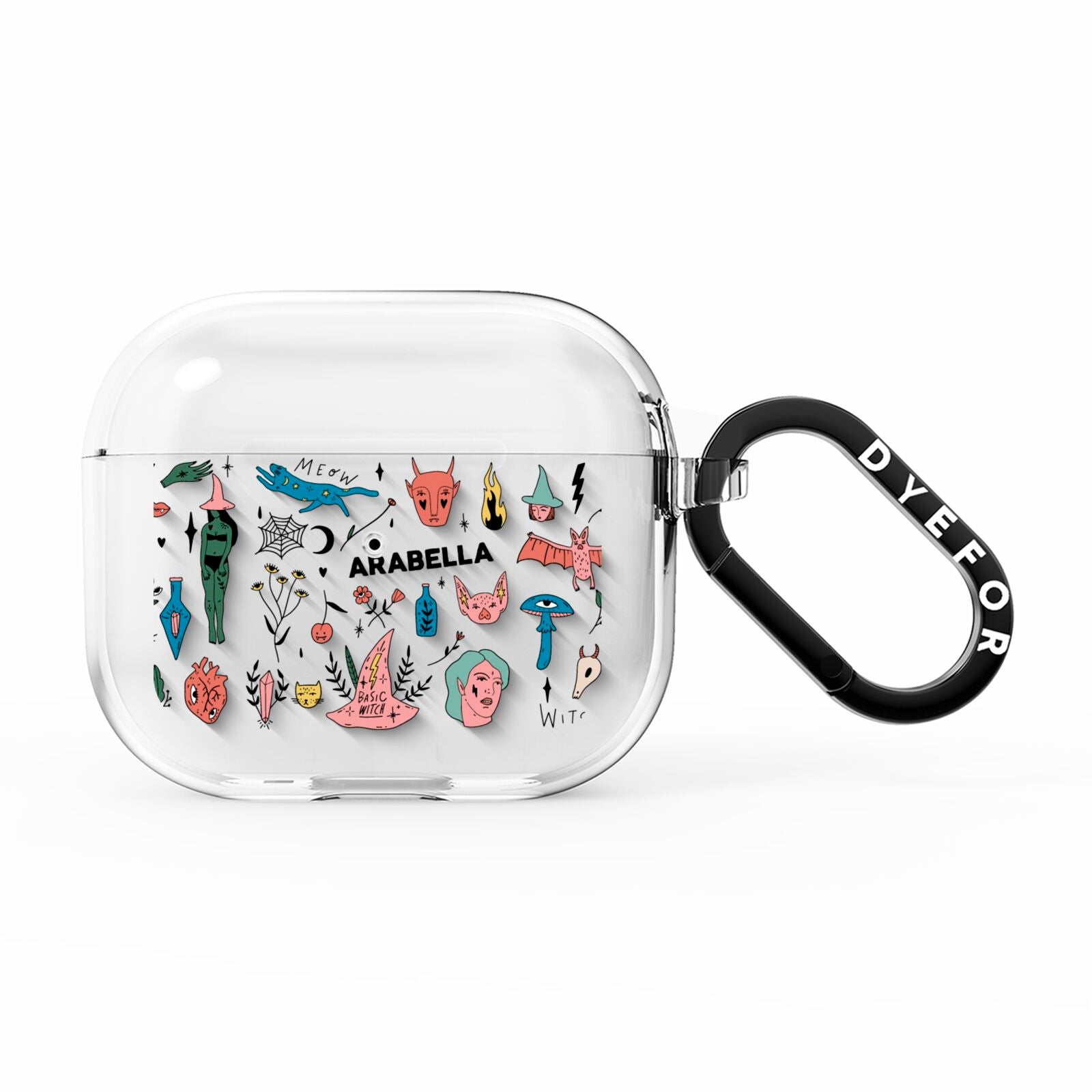 Mystical Magic Personalised AirPods Clear Case 3rd Gen