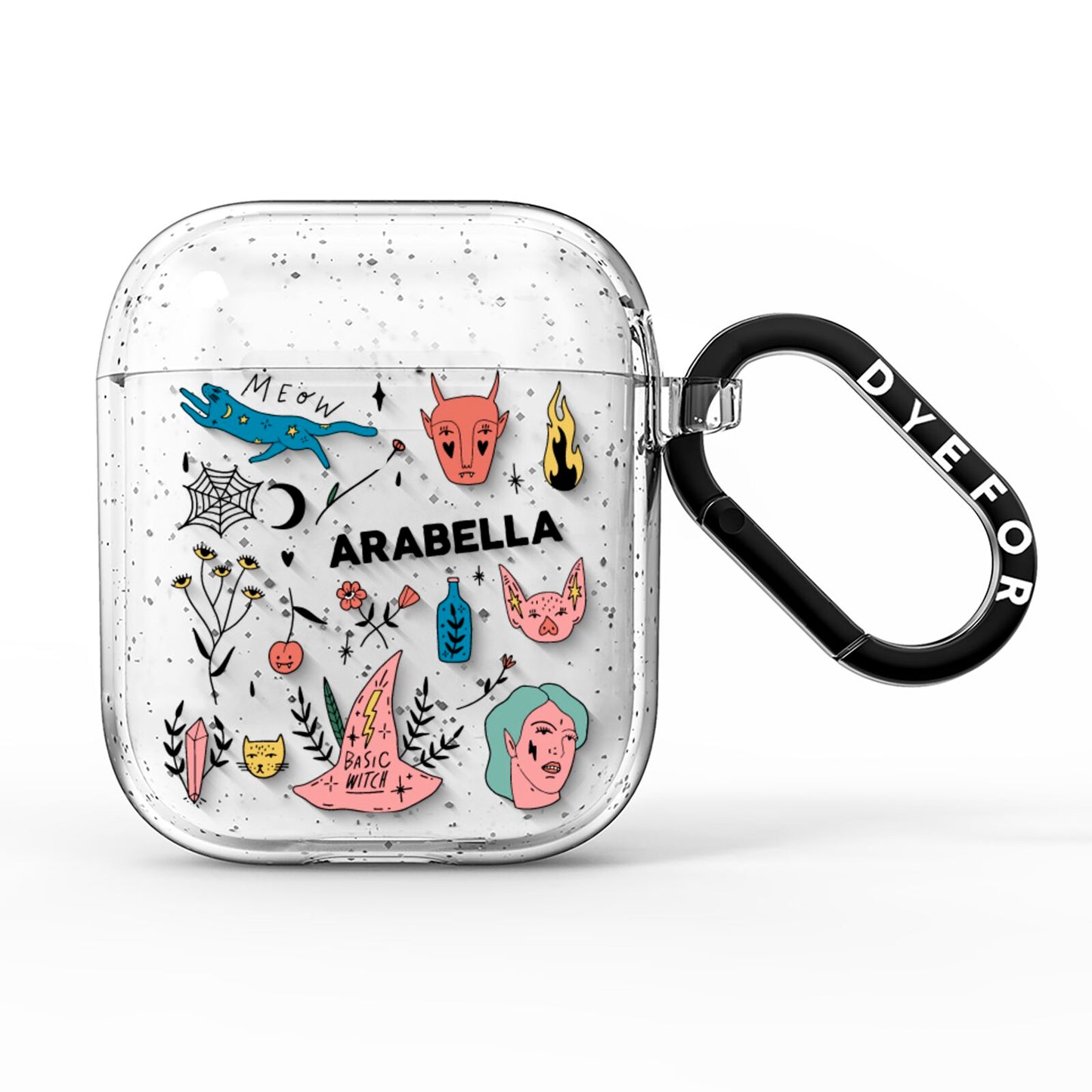 Mystical Magic Personalised AirPods Glitter Case