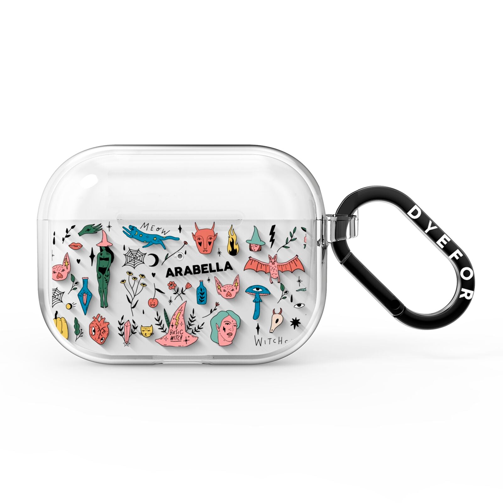 Mystical Magic Personalised AirPods Pro Clear Case