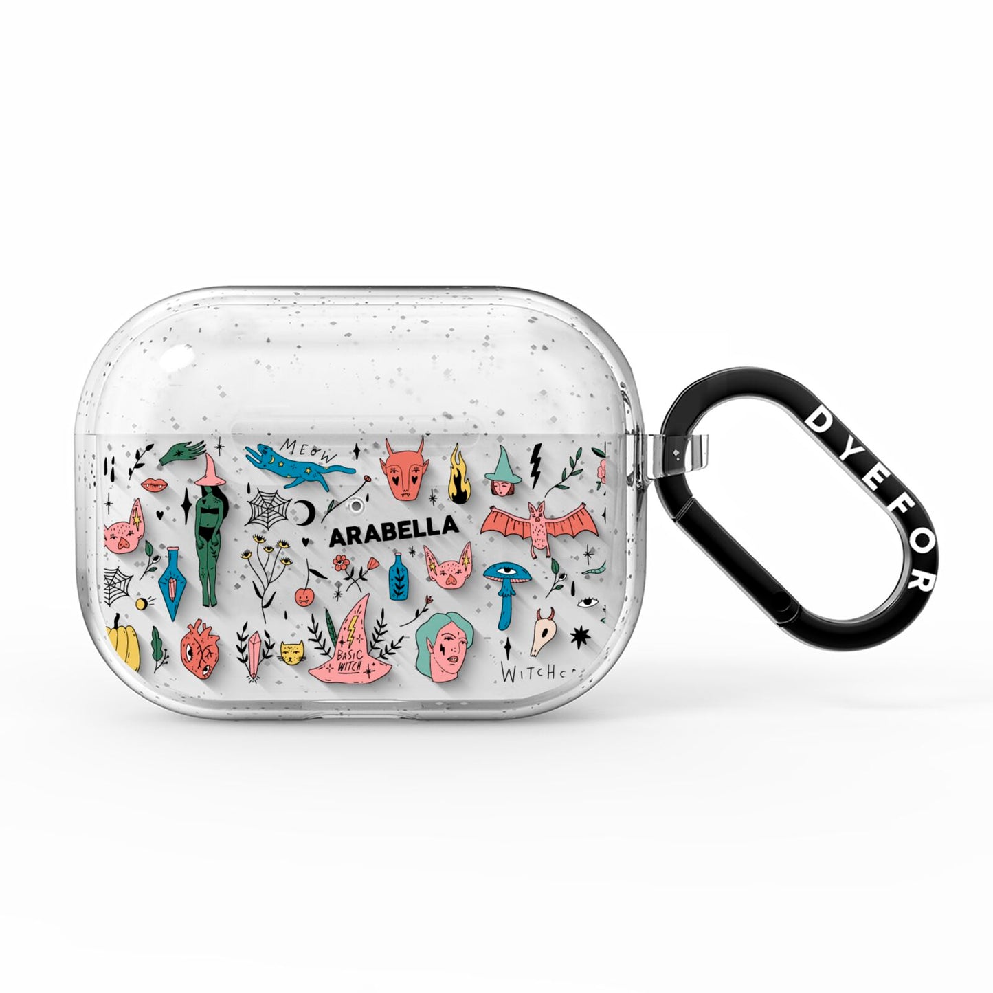 Mystical Magic Personalised AirPods Pro Glitter Case