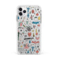 Mystical Magic Personalised Apple iPhone 11 Pro Max in Silver with White Impact Case