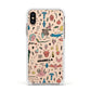 Mystical Magic Personalised Apple iPhone Xs Impact Case White Edge on Gold Phone