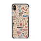 Mystical Magic Personalised Apple iPhone Xs Max Impact Case Black Edge on Gold Phone