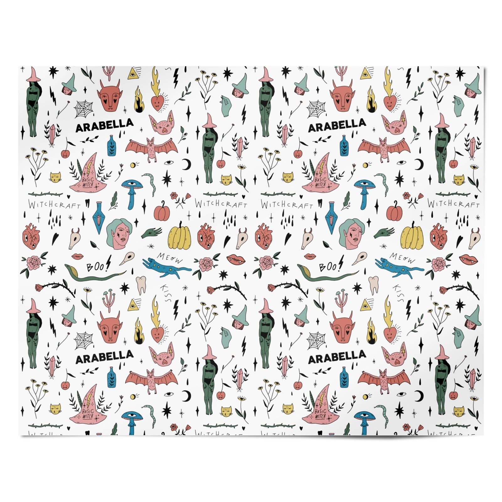 Mystical Magic Personalised Personalised Wrapping Paper Alternative