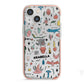Mystical Magic Personalised iPhone 13 Mini TPU Impact Case with Pink Edges