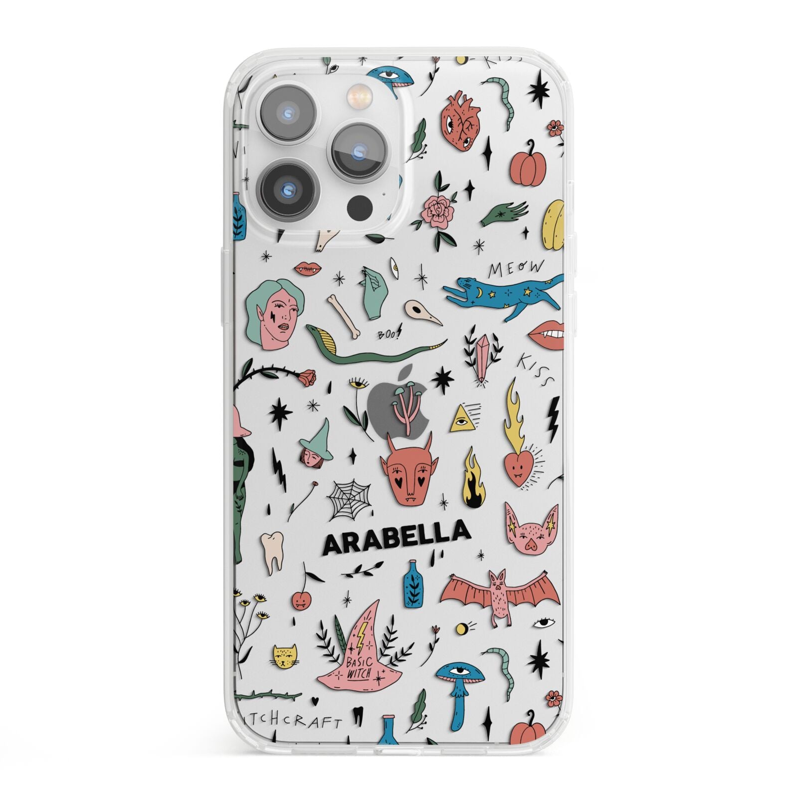 Mystical Magic Personalised iPhone 13 Pro Max Clear Bumper Case