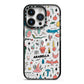 Mystical Magic Personalised iPhone 14 Pro Black Impact Case on Silver phone