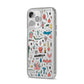 Mystical Magic Personalised iPhone 14 Pro Max Clear Tough Case Silver Angled Image