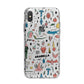 Mystical Magic Personalised iPhone X Bumper Case on Silver iPhone Alternative Image 1