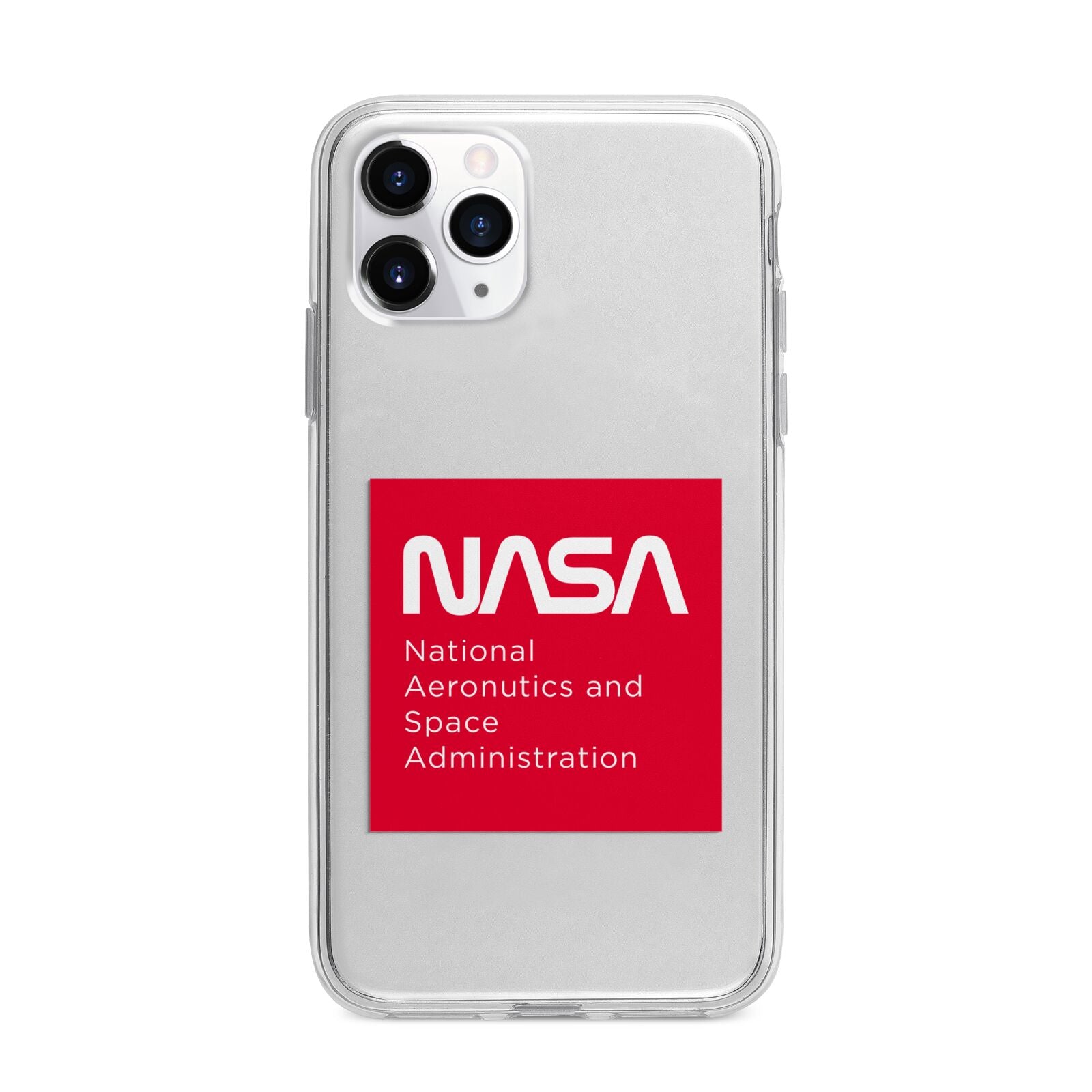 NASA The Worm Box Apple iPhone 11 Pro Max in Silver with Bumper Case