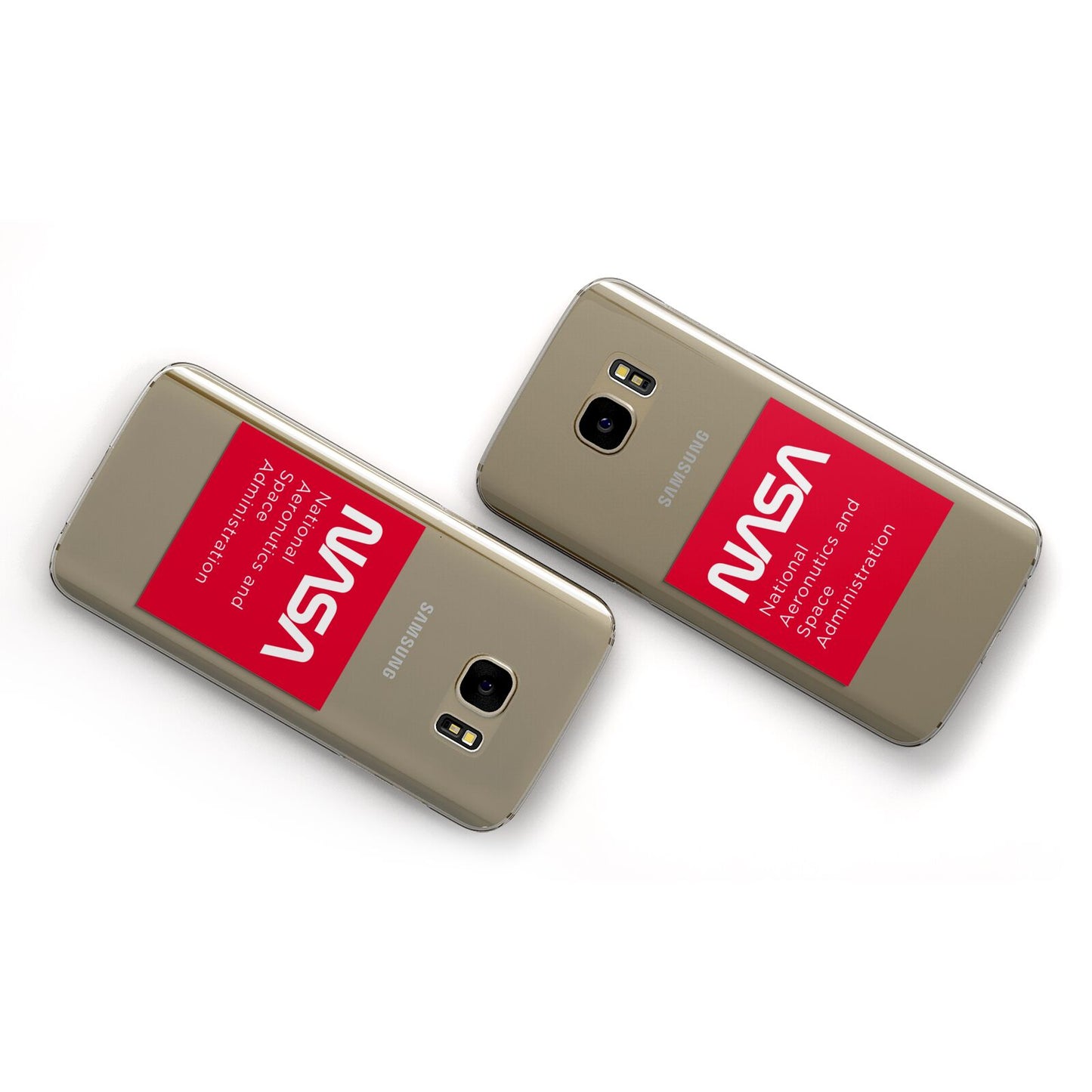 NASA The Worm Box Samsung Galaxy Case Flat Overview