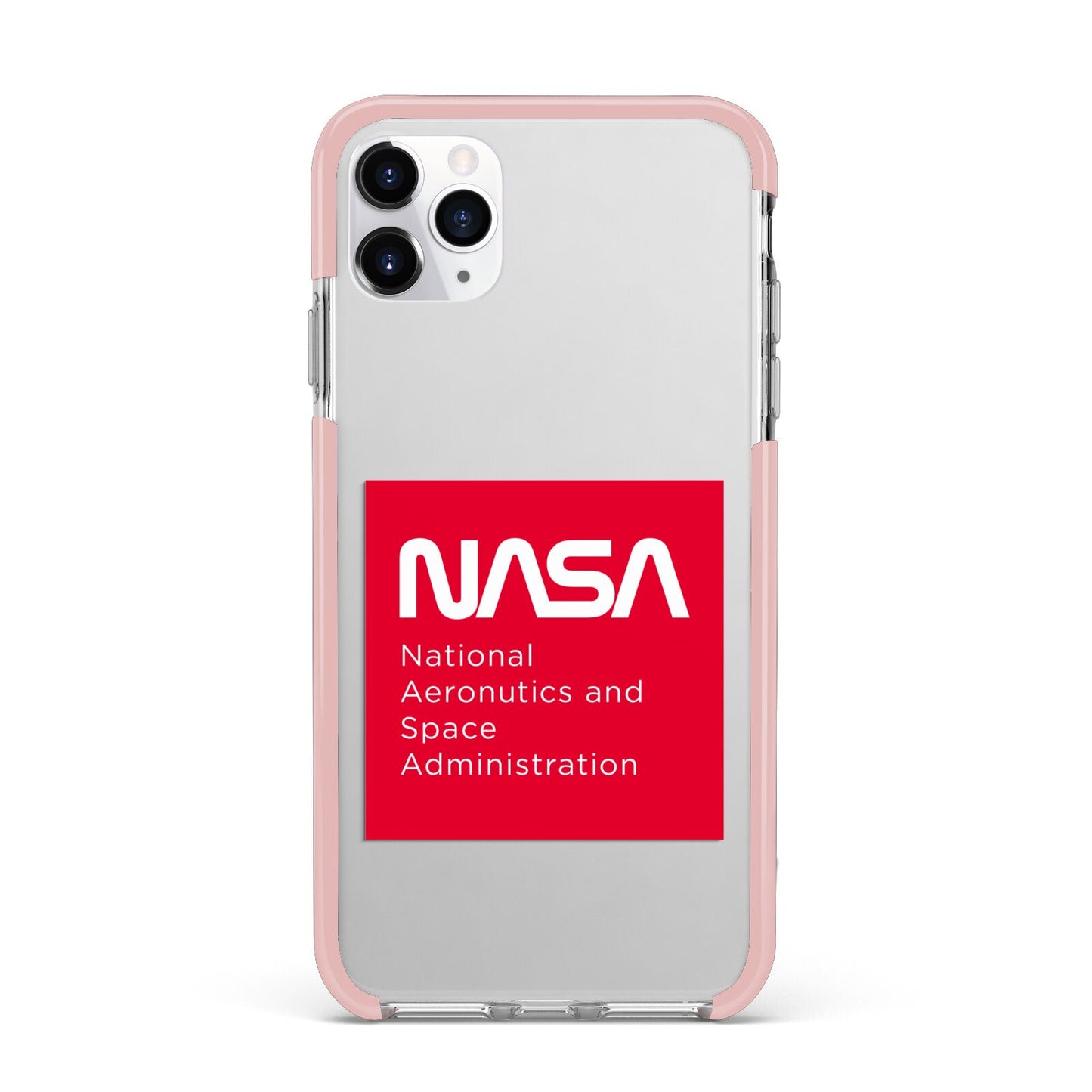 NASA The Worm Box iPhone 11 Pro Max Impact Pink Edge Case