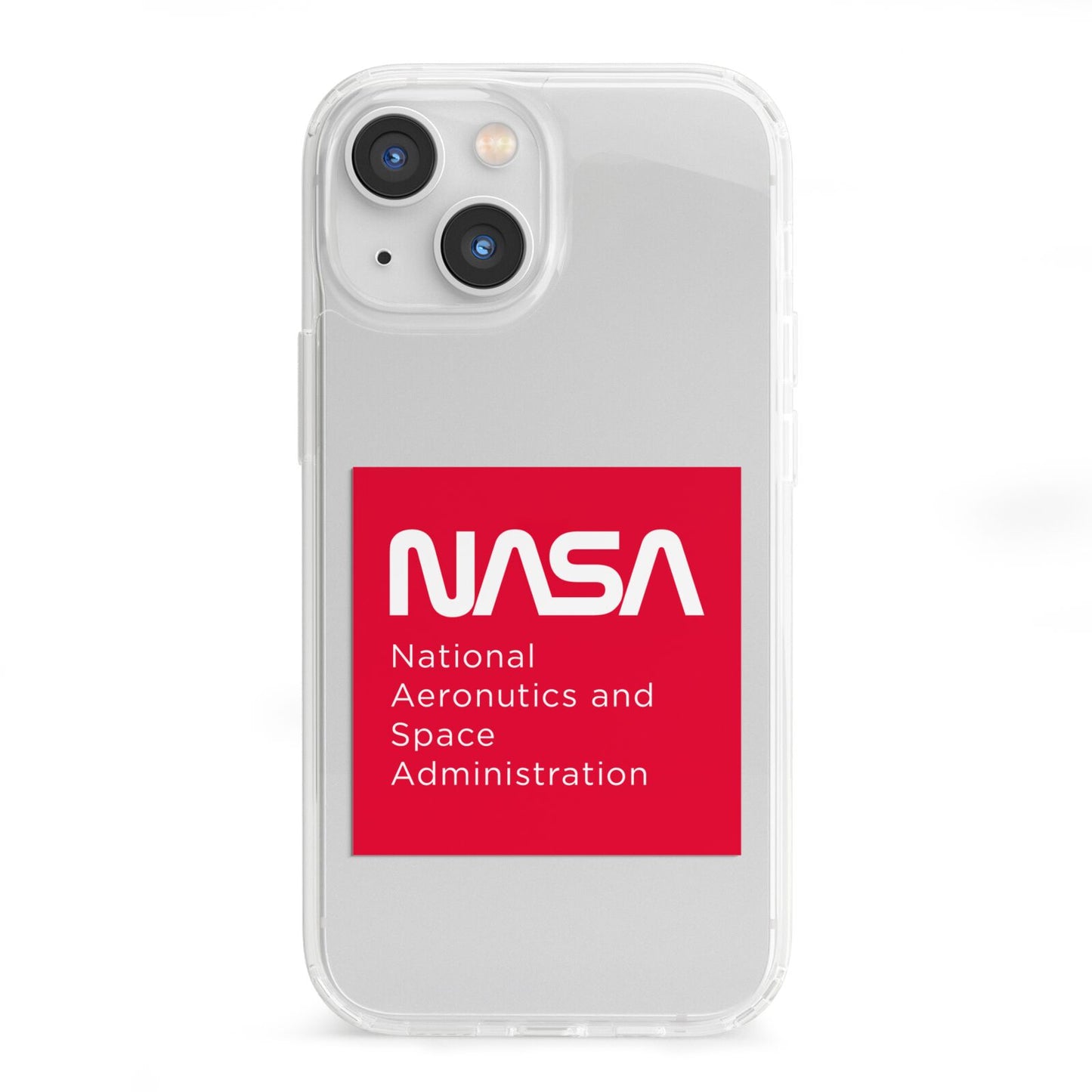 NASA The Worm Box iPhone 13 Mini Clear Bumper Case