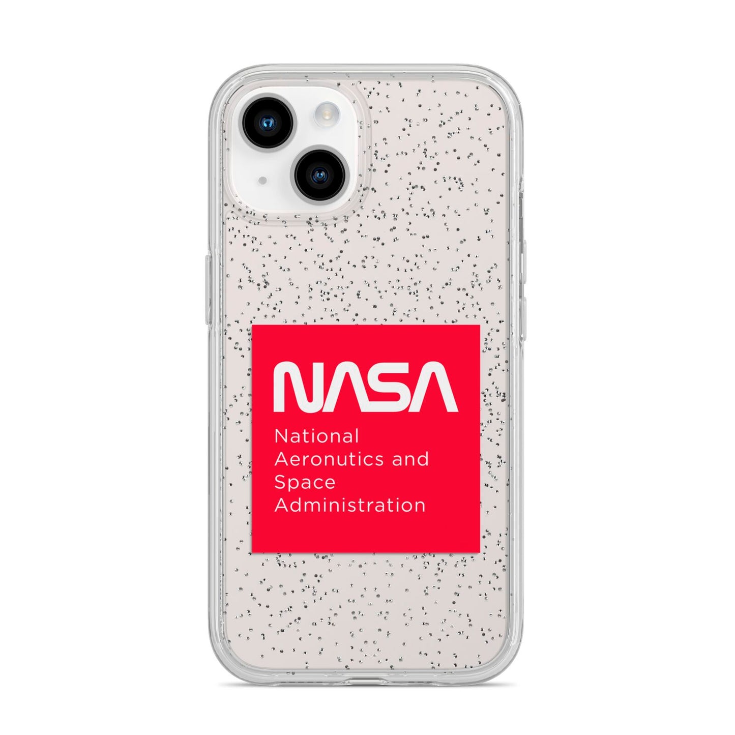 NASA The Worm Box iPhone 14 Glitter Tough Case Starlight