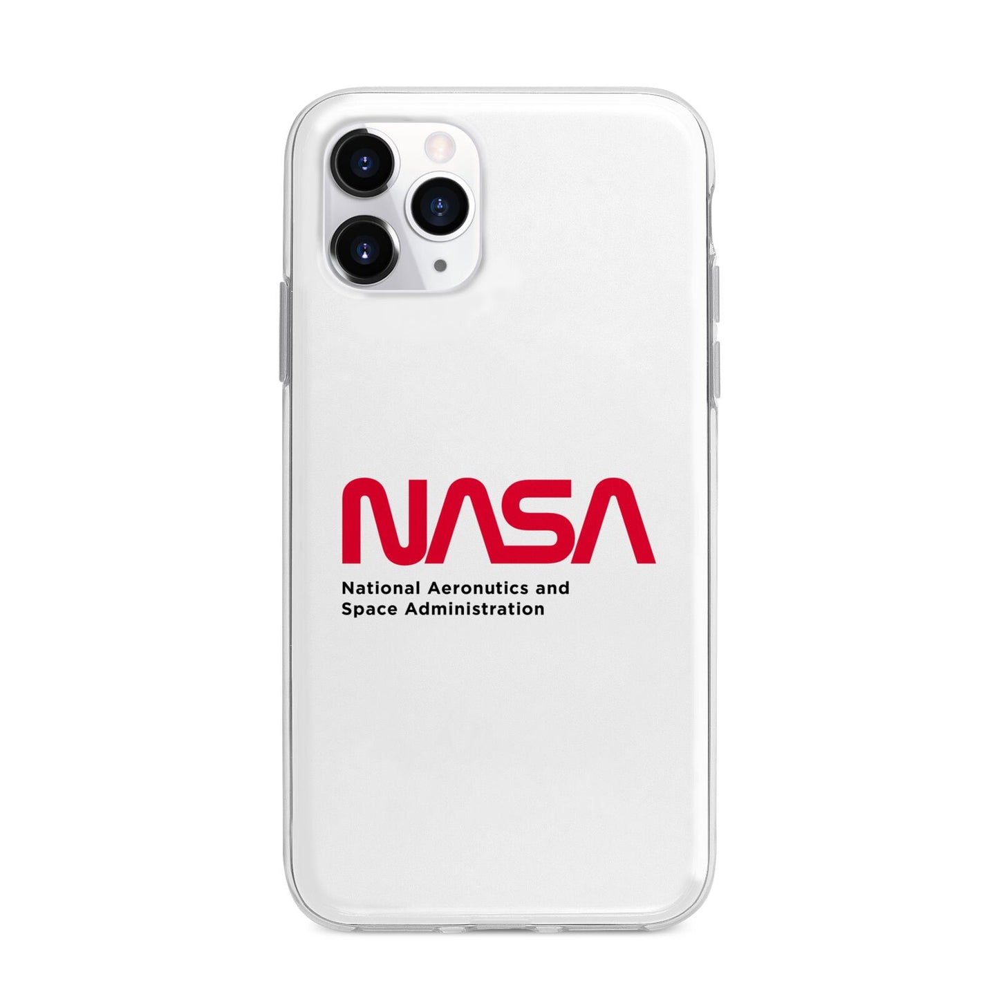 NASA The Worm Logo Apple iPhone 11 Pro in Silver with Bumper Case