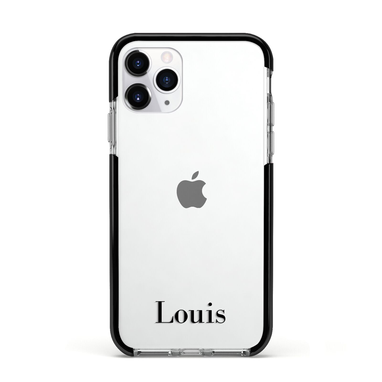 Name Apple iPhone 11 Pro in Silver with Black Impact Case