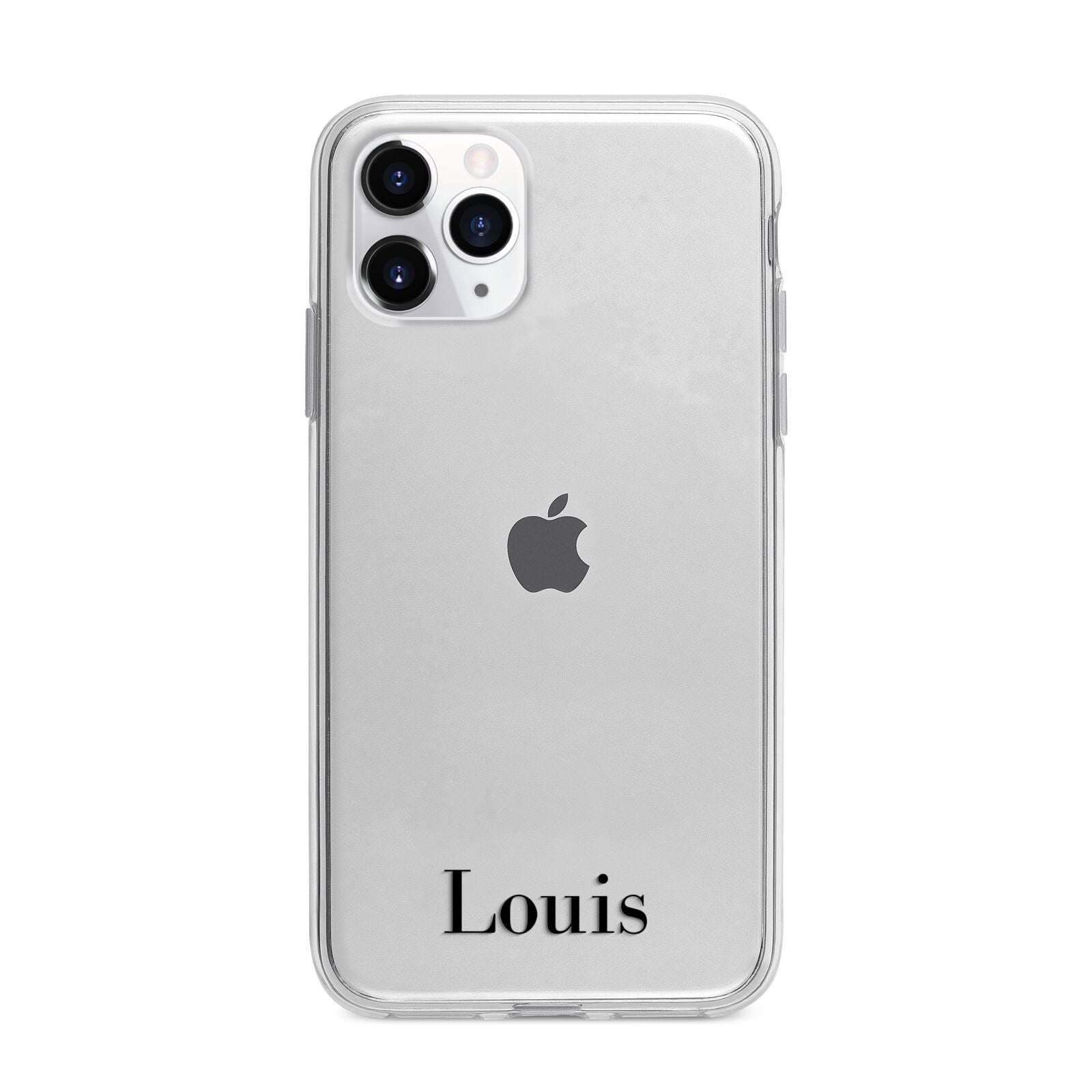 Name Apple iPhone 11 Pro in Silver with Bumper Case