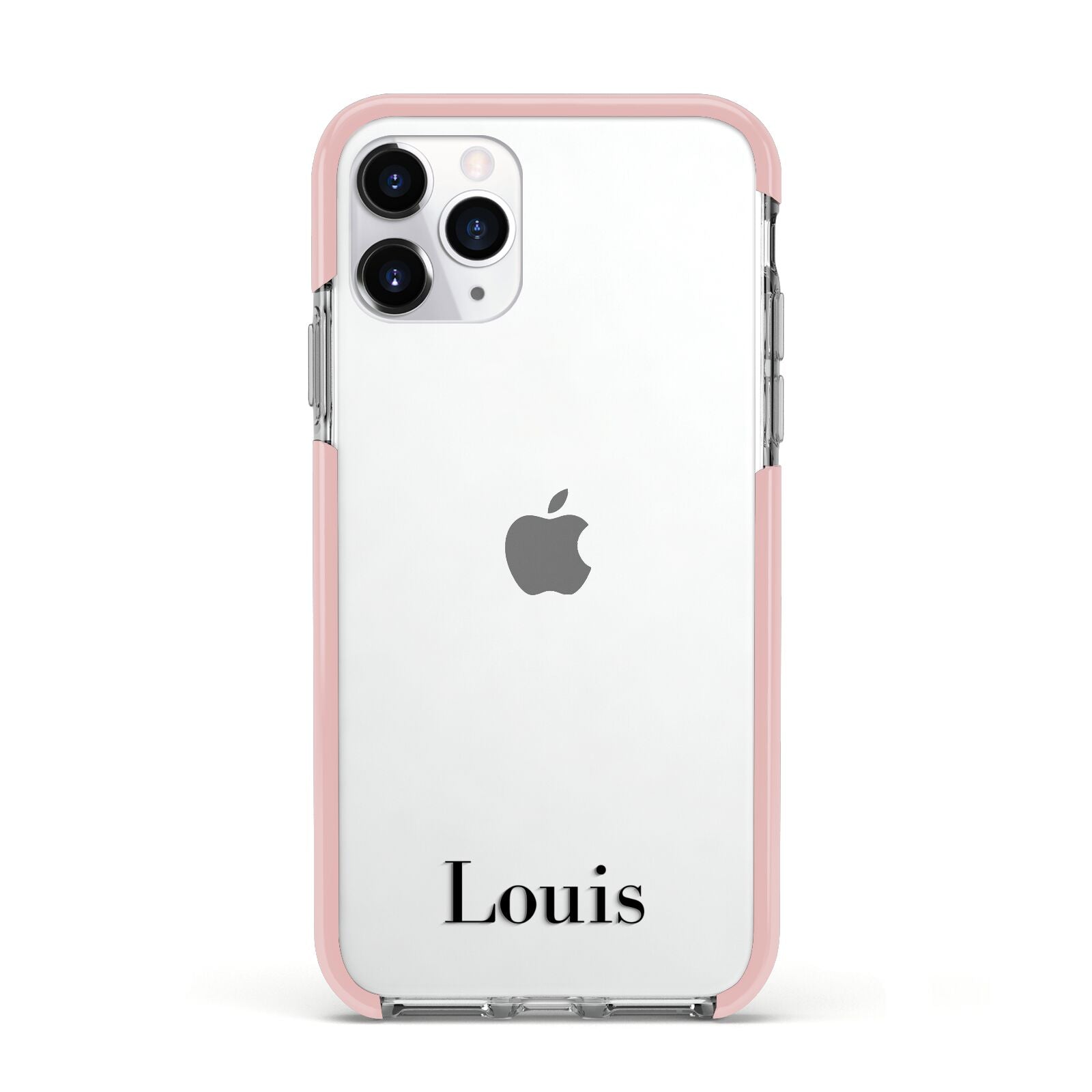 Name Apple iPhone 11 Pro in Silver with Pink Impact Case